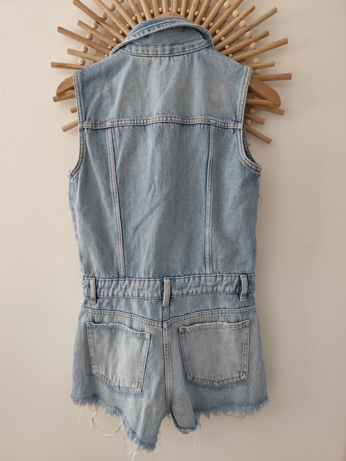Combi short Zara en jean - photo numéro 5