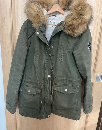 Parka kaki doublée fourrure style army - Gemo - Taille M