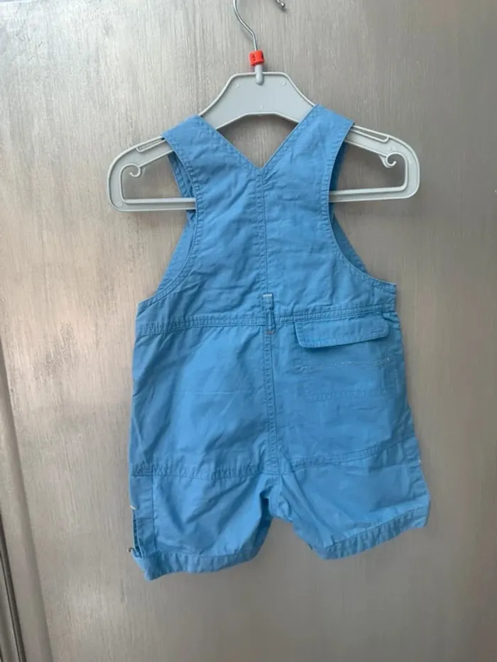 Salopette short Jacadi 12 mois bleu - photo numéro 7