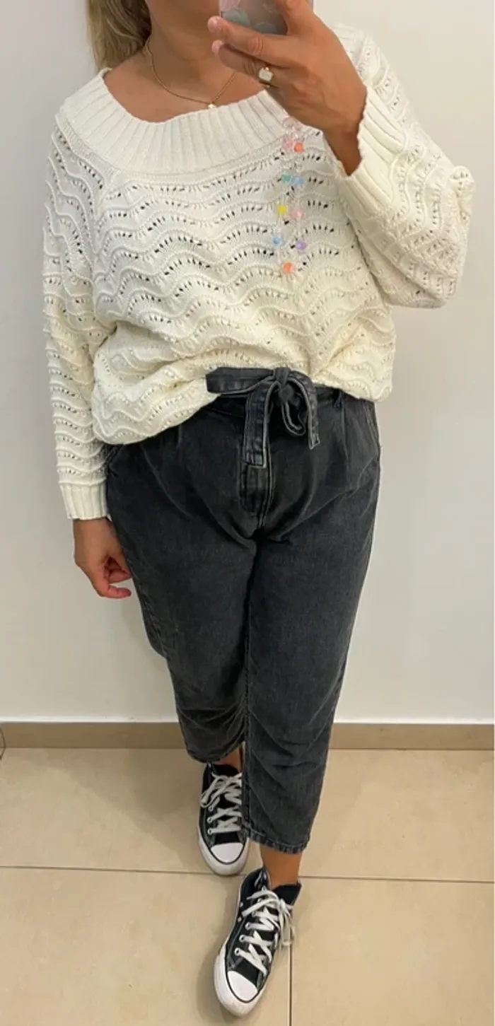Pull Femme Maille Ajourée - photo numéro 6