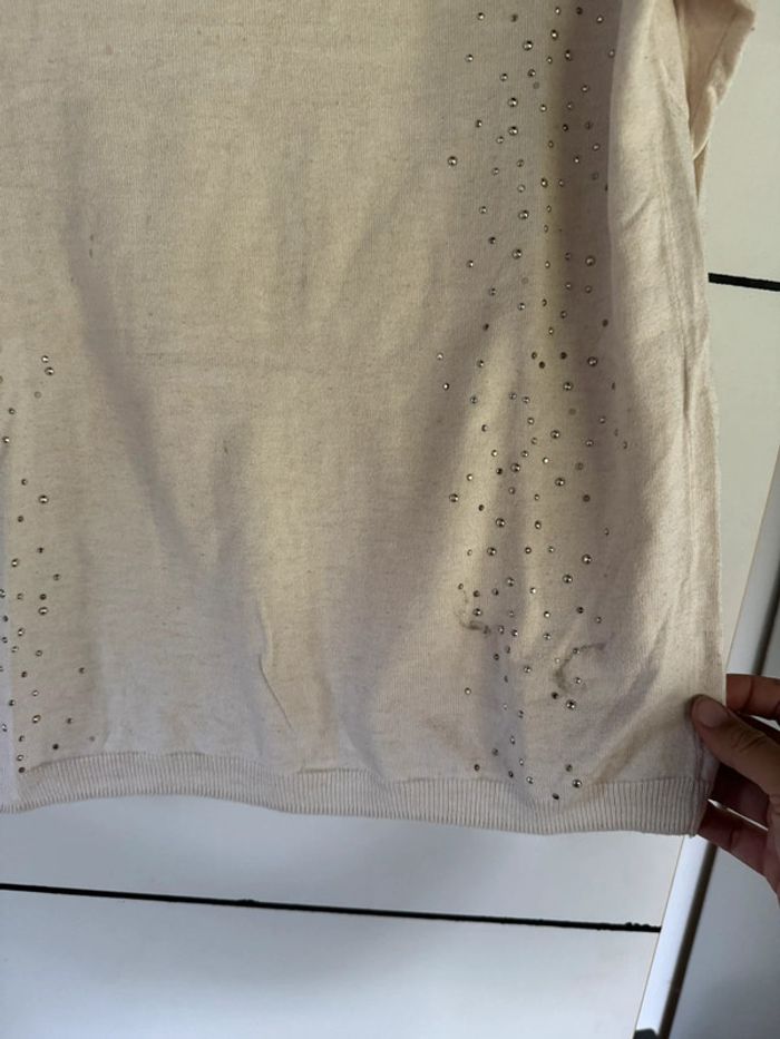 Pull femme strass - photo numéro 3
