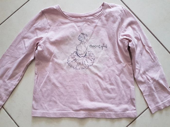 Lot de 2 t-shirt fille 5 ans - photo numéro 3