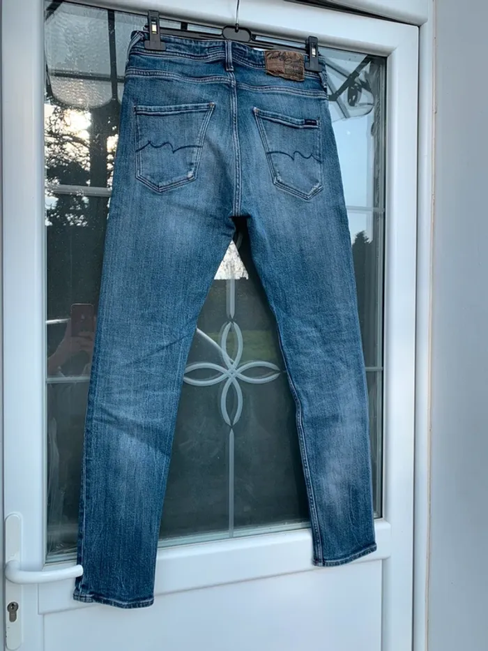 Jean Skinny faux troues T.38 Teddy Smith - photo numéro 5