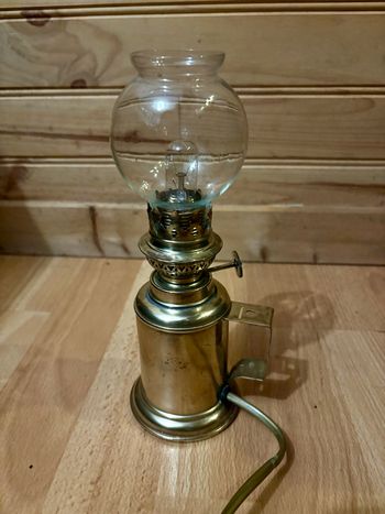 Vintage Lampe Pigeon