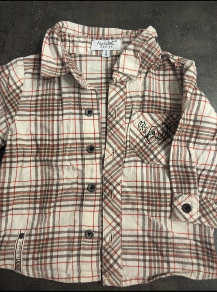 Chemise Alphabet 3 mois
