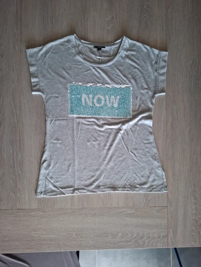 Tee-shirt gris M - photo numéro 2