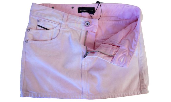 Diesel - LADY AGONNA - Mini Jupe Rose Poudré - Taille XS (W25) - Neuve - photo numéro 3
