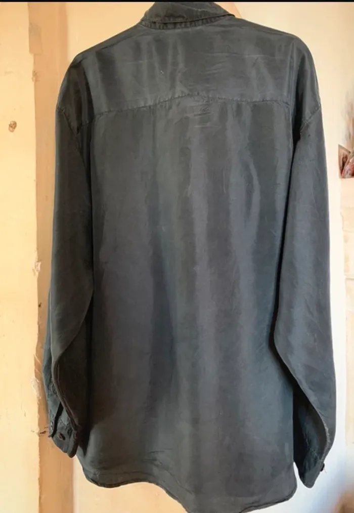 Chemise Bleue marine Chanon - photo numéro 4