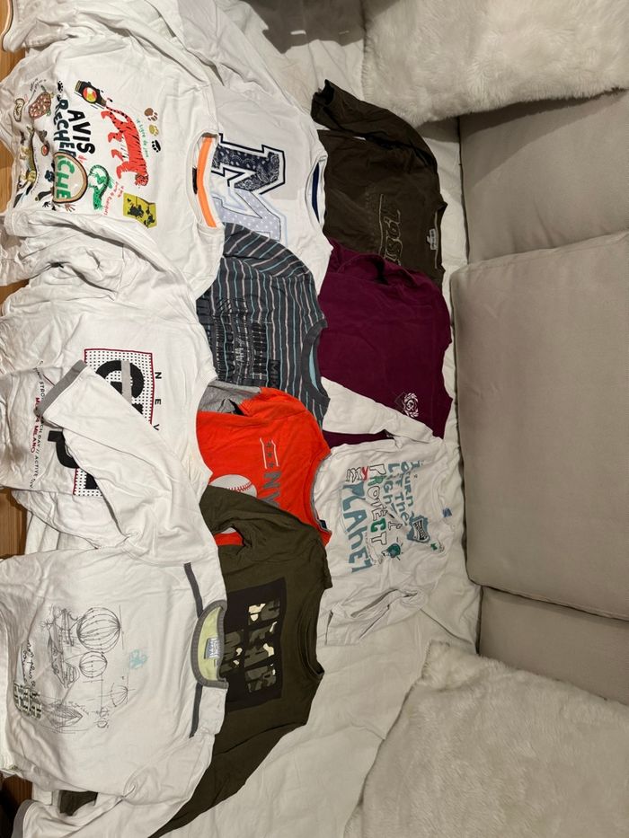 Lot de 10 t-shirt manches longues - photo numéro 3