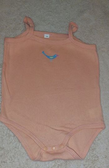 Body à bretelles bébé fille 18 mois