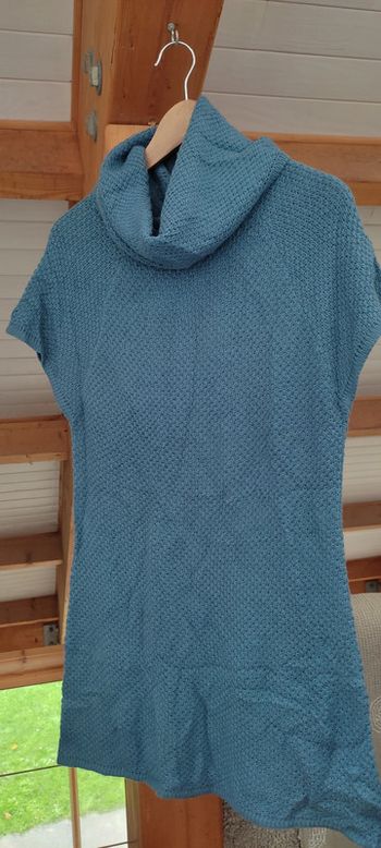 Robe tunique bleue tex taille XS