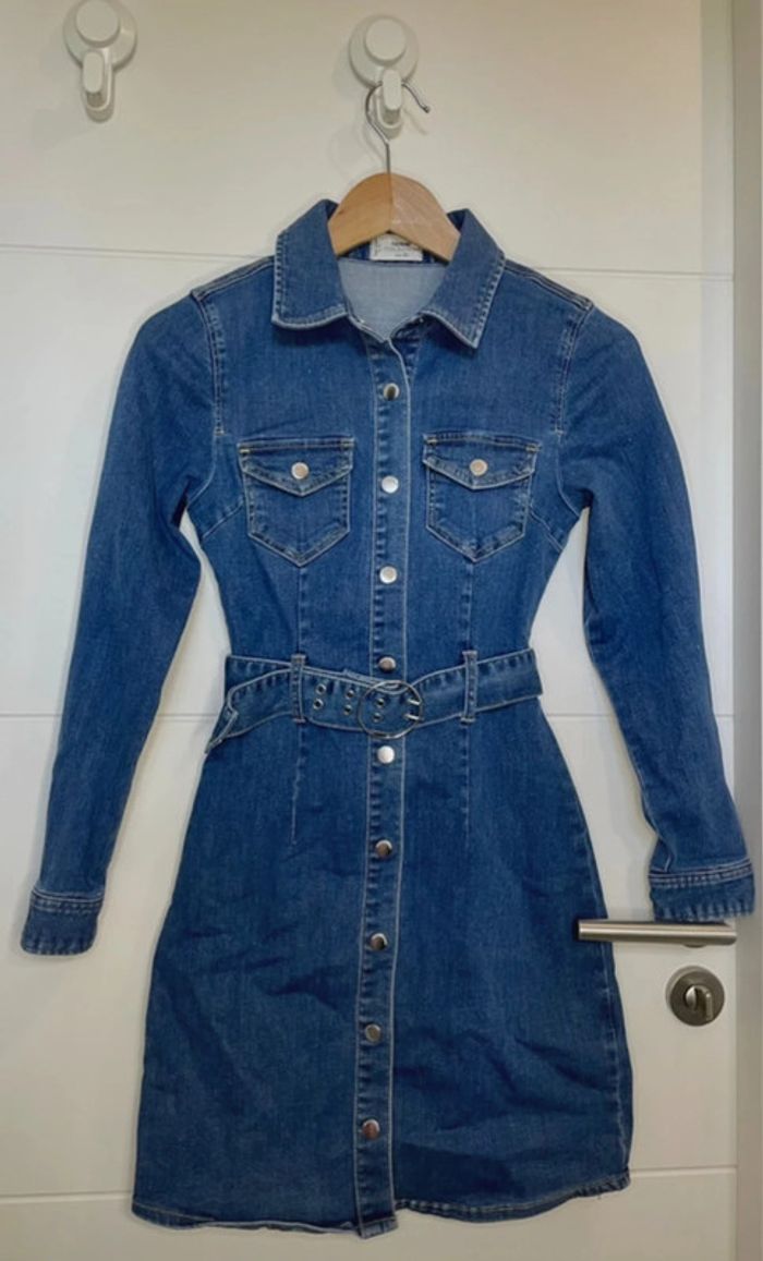 Robe en jean denim mi-longues - photo numéro 3