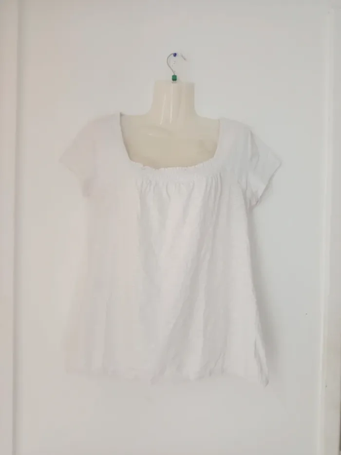 Tee-shirt basic transparent femme
