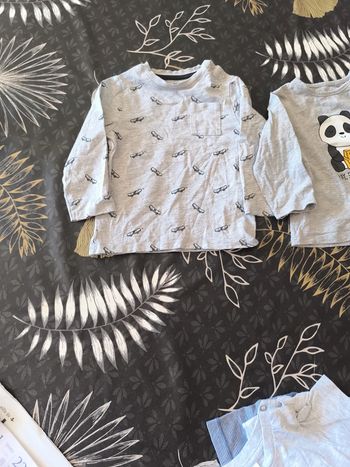 Lot Tee-shirt longue manches