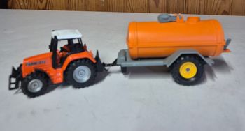 Tracteur farm 212 avec remorque citerne tonne a lisier jouet vintage