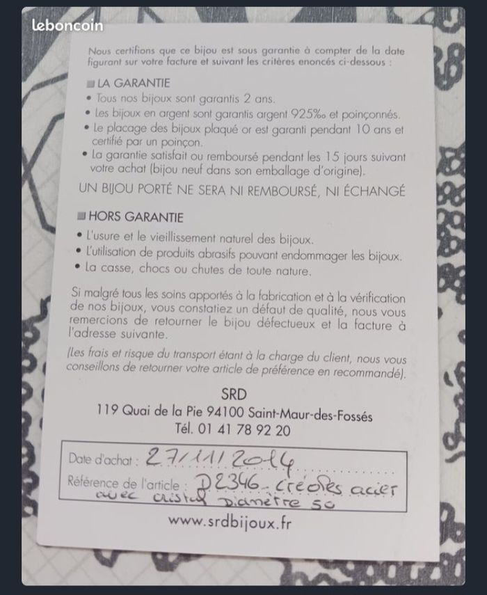 Créoles acier cristal, Diam 50, SRD Bijoux - photo numéro 3