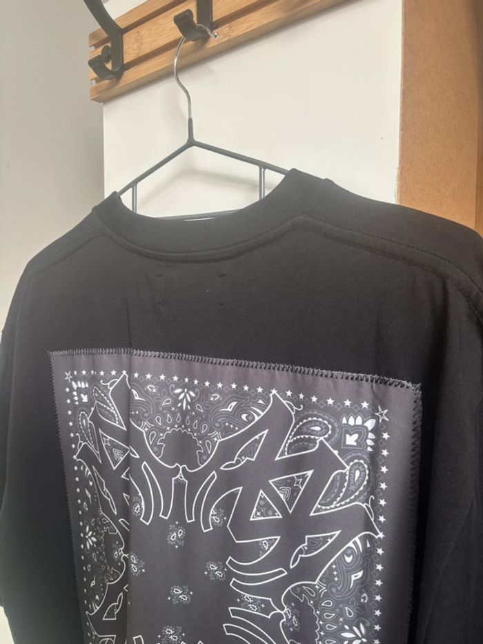 t-shirt Amiri à motif cachemire appliqué taille XL - photo numéro 9