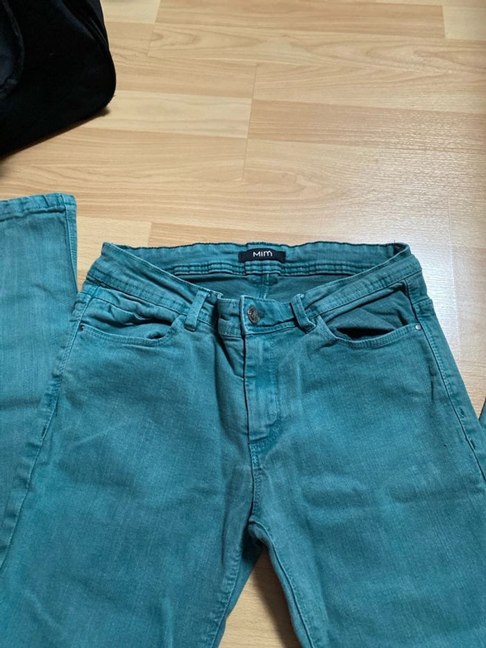 Jean émeraude troué femme taille 38 - photo numéro 2