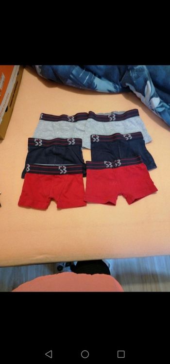 Lot de 6 boxers