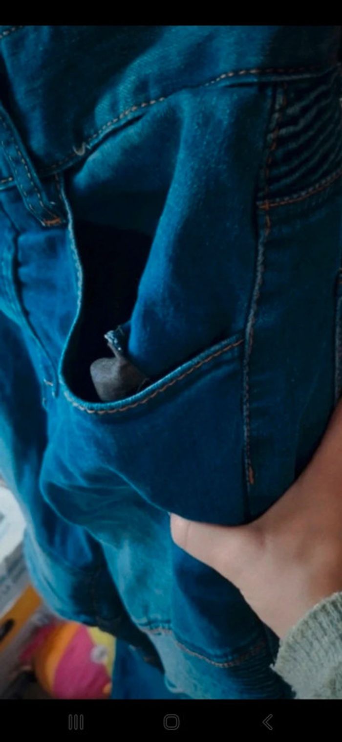 Jean de moto taille S Moto jean avec protections hanches et genoux 👻 - photo numéro 4