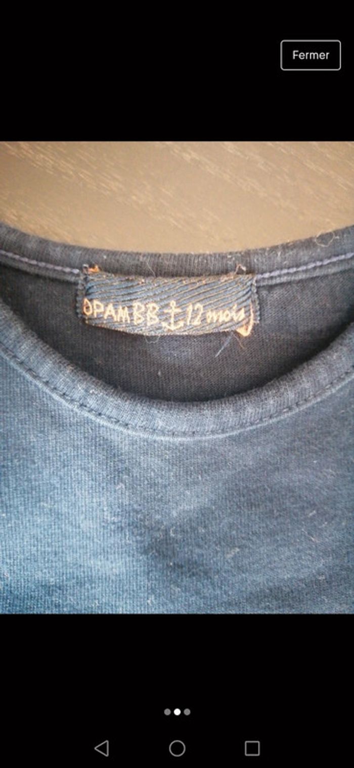 Tee Shirt Dpam 12 mois - photo numéro 2