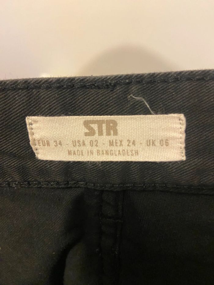 Pantalon cargo noir STR - photo numéro 2