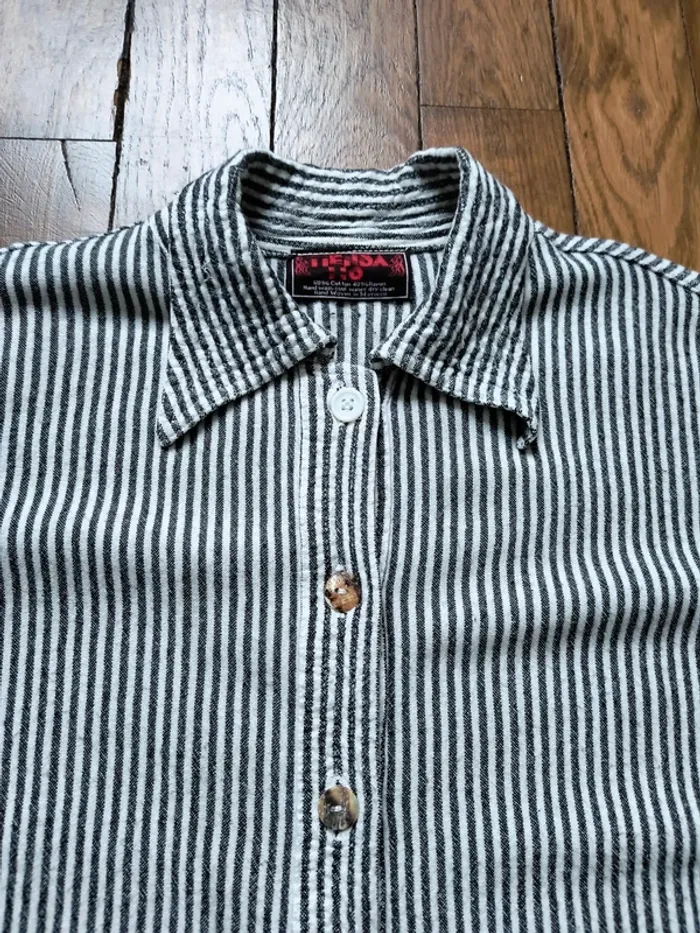 Chemisier vintage taille S oversize - photo numéro 7