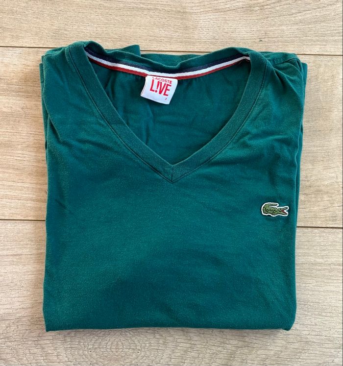 T-shirt col V Lacoste