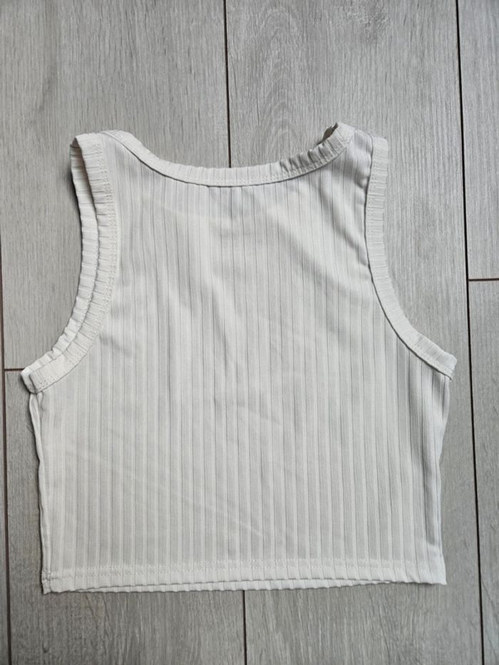 Top femme blanc Taille S - photo numéro 3