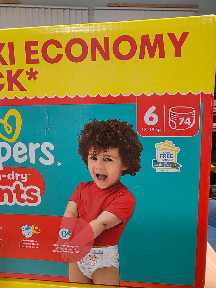 2 cartons Pampers Baby Dry Pants T6 - photo numéro 2