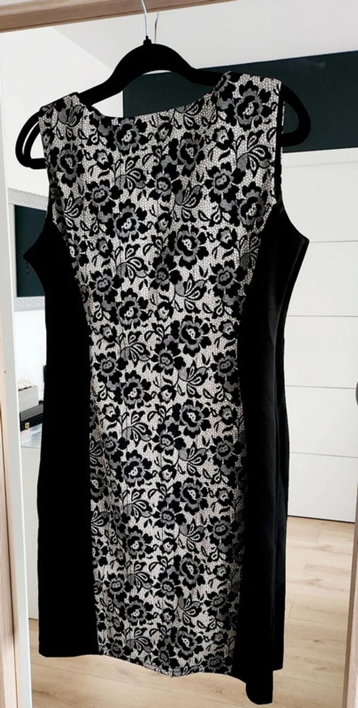 Robe chic fourreau noire et crème taille 3 L Jus d'orange - photo numéro 4