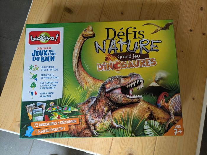 Défis nature grand jeu dinosaures
