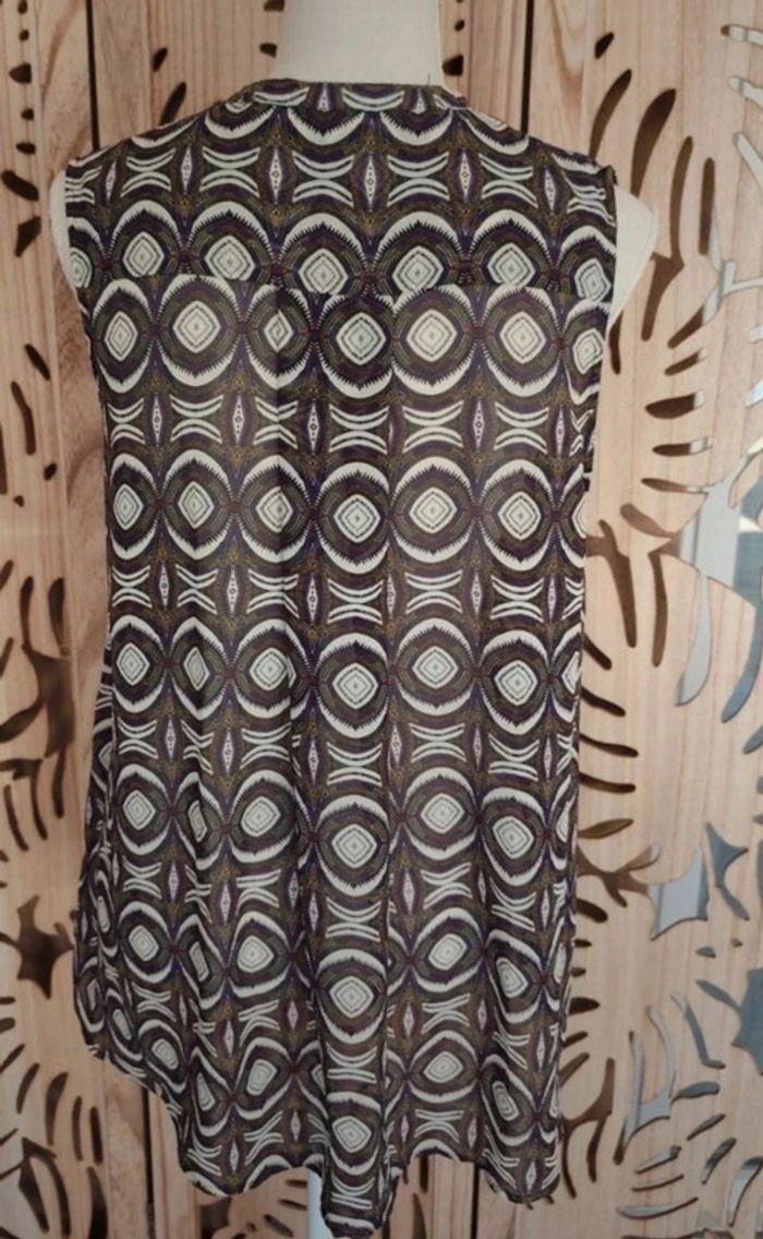 Blouse fluide et légère imprimée T 40 H&M - photo numéro 6