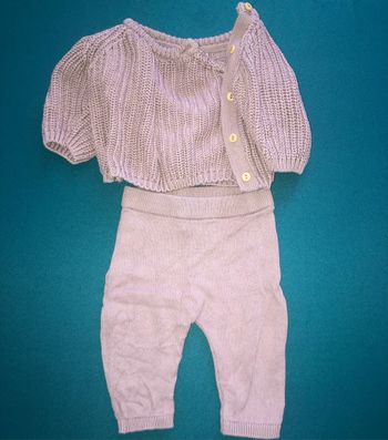 Ensemble gilet et pantalon 1mois