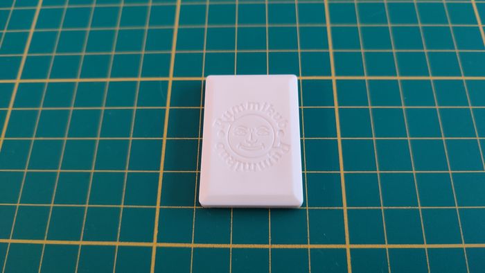 Tuile chiffre 2 deux orange pièce détachée L'original Rummikub chiffres M&M Ventures 2014 #E31 - photo numéro 2