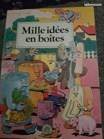 Livre de recettes 1000 idées en boîte