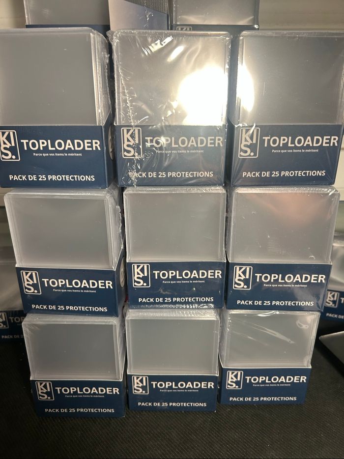 Lot 9 Packs Toploaders Premium Ultra Transparent KIS