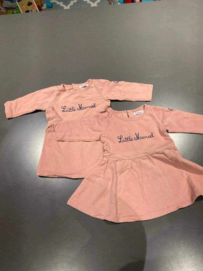 Lot de 2 robes Little marcel 3 mois