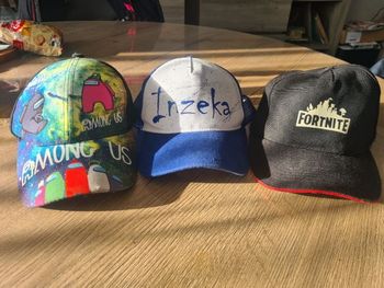 Lot de 3 casquettes garçon