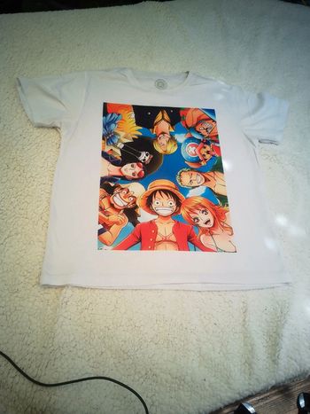 Tee short manga one pièce luffy