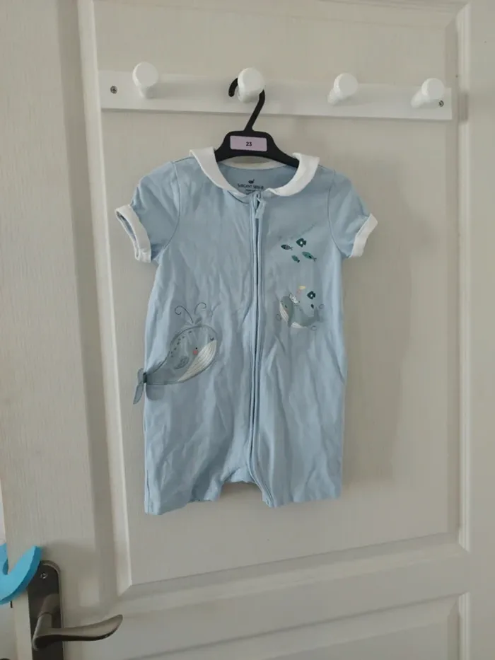 pyjama une piêce bébé garçon 24 mois