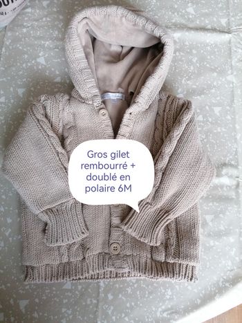 Gros gilet très chaud