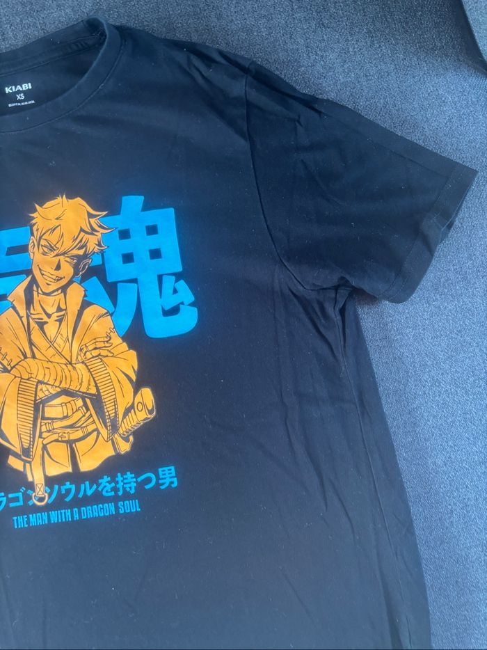Tee shirt garçon XS noir manga - photo numéro 5