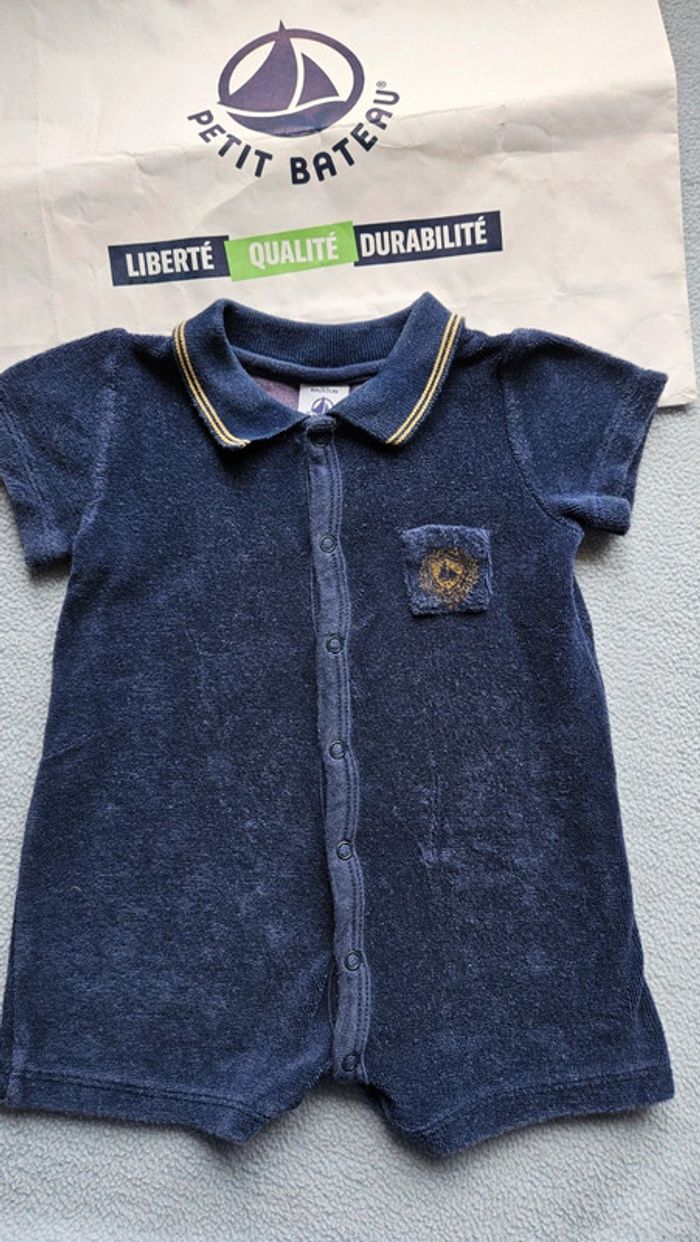 Combishort petit bateau