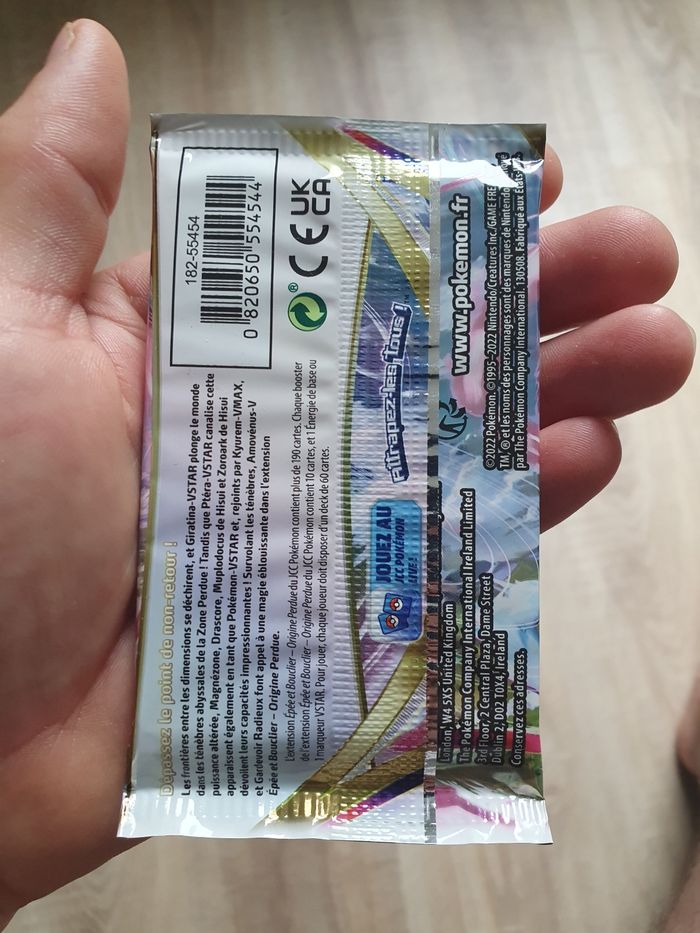 Booster pokemon epee et bouclier origine perdu eb11 fr Amovenus - photo numéro 2
