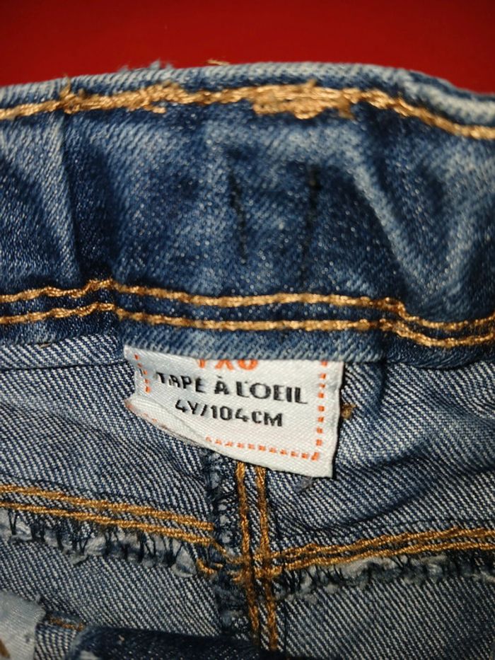 Jupe jeans tape à l'œil 4 ans - photo numéro 2