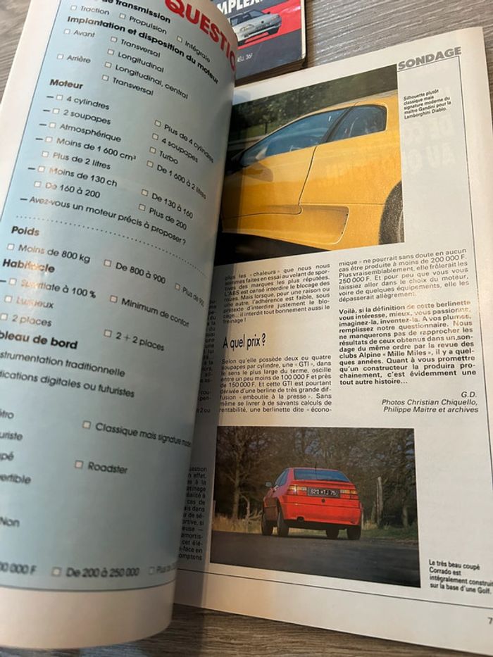 Lot 3 magazine Vintage Échappement Ancien - photo numéro 10