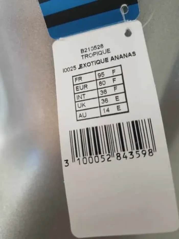 Maillot de bain Tropique Taille 44/95F - photo numéro 4