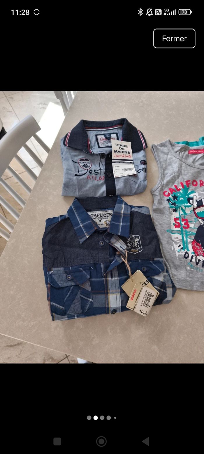 🌸 lot de vêtements 5 ans NEUFS - photo numéro 2