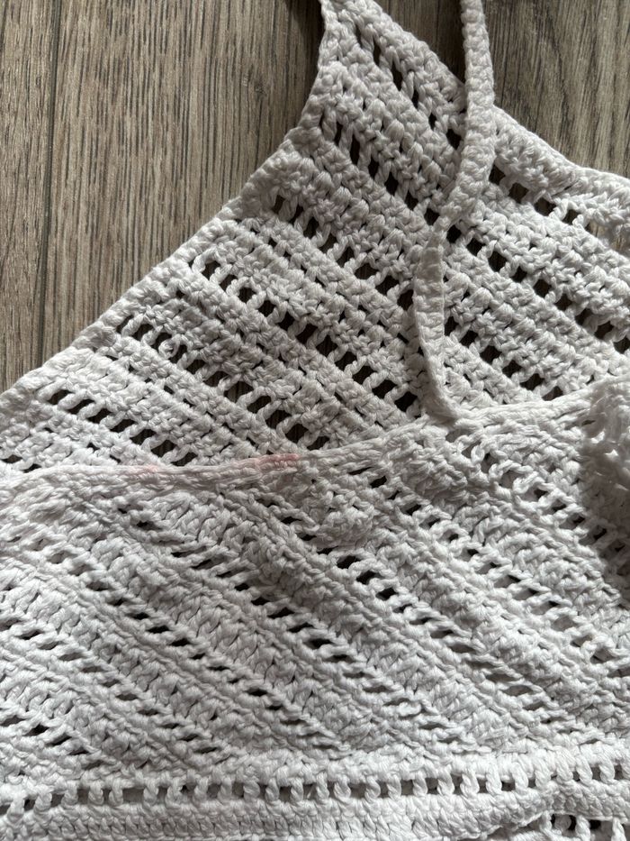 Haut crochet blanc - photo numéro 3
